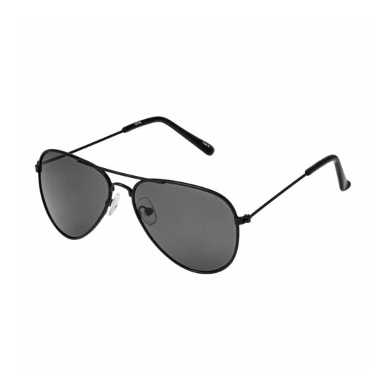 Childrens Black Pilot Style Sunglasses Kids Girls Boys Classic Shades UV400 UK image {1}