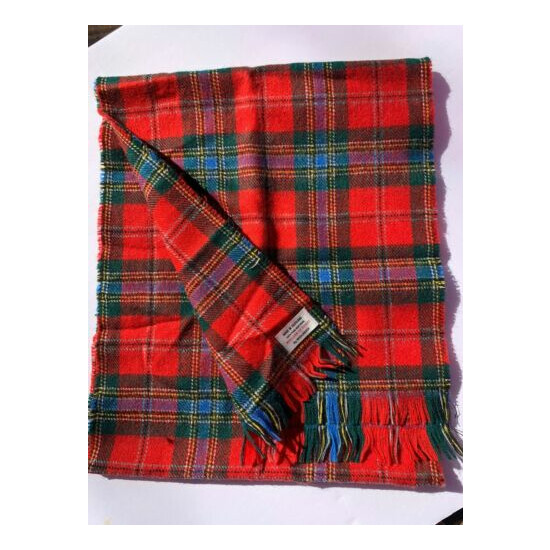 Pure Wool Scarf Maclean of Duart by Rodlinoch Made in Scotland 100%  image {1}