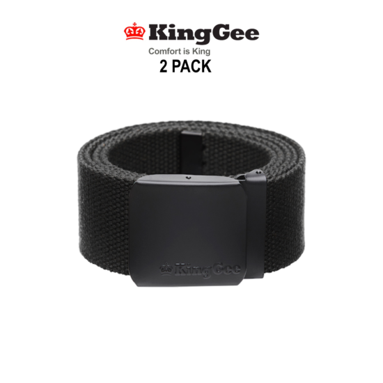 KingGee 2 Pack Originals Stretch Belt Ultra Comfort Flexibility Work K61231 image {1}