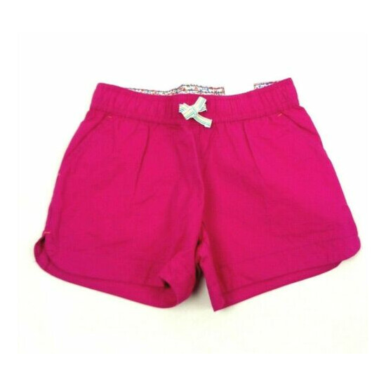 Lands’ End Girls Pink Shorts Size Small (7-8) with Adjustable Waistband image {1}