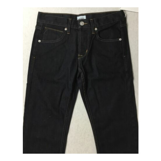 Hudson Men’s Harper 5 Pocket Straight Jeans Dark Wash Inseam 34” Size 28 image {2}