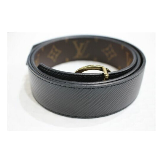 Louis Vuitton Circle 35mm Reversible Belt Black Monogram M9935 85/34 image {4}