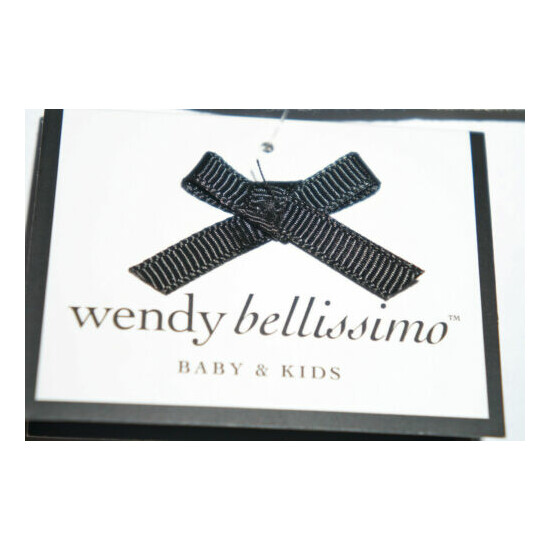 WENDY BELLISSIMO Baby Boy's Tie Accessory 12-24M "Navy" Stripe/Check NWT image {4}