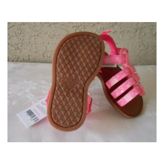 OshKosh B'gosh Baby Toddler Girls Size 5 Kaydin Pink T-Strap Sandal image {3}