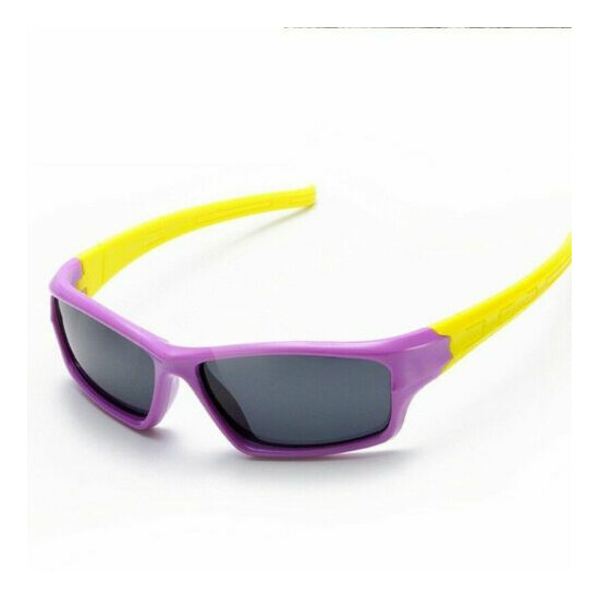 Kids Polarized Sunglasses Cycling Outdoor Fashion Sporty Girls Boys UV400 I370 image {8}