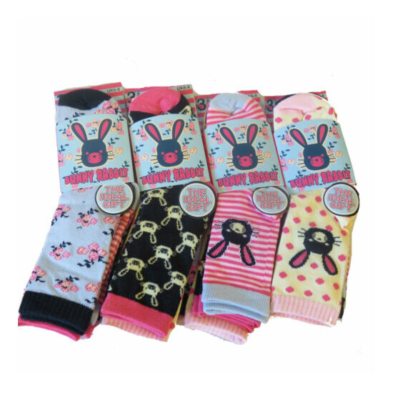 6/12 Pairs Childrens Girls Boys Cotton Novelty Socks Infant Size 0-6 Big KIds image {3}
