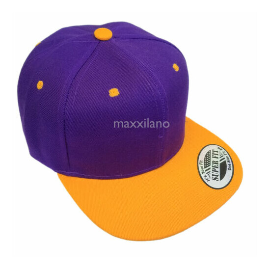 Snapback Hat Hip-Hop Baseball Cap for Men One Size Adjustable Hats Flat Bill  image {7}