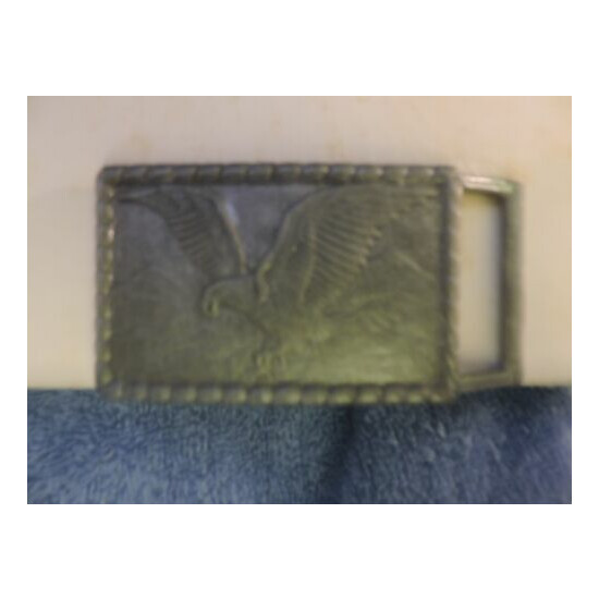 Vintage American Eagle (flying in the mountains) Belt Buckle image {3}