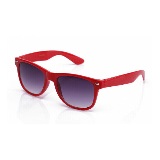 Kids Sunglasses Classic Retro Eyewear Boys Girls Colorful Cute Lead Free UV 100% image {4}