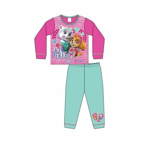 Boys Girls Kids Baby Toddler Teenage Long Sleeve Character Pyjamas pjs 1-12 Yrs image {2}