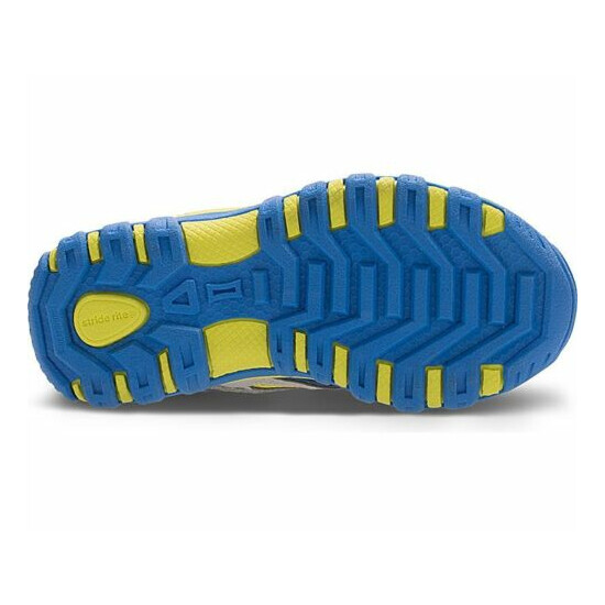 Striderite Boys Non-Tie Sneakers Blue/Lime Little Boys Size 8 M image {4}