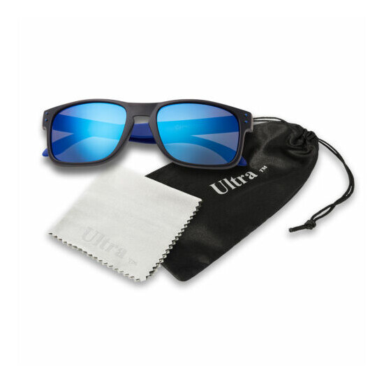 Black + Blue Kids Childrens Sunglasses UV400 Classic Shades Fashion Glasses UK image {3}