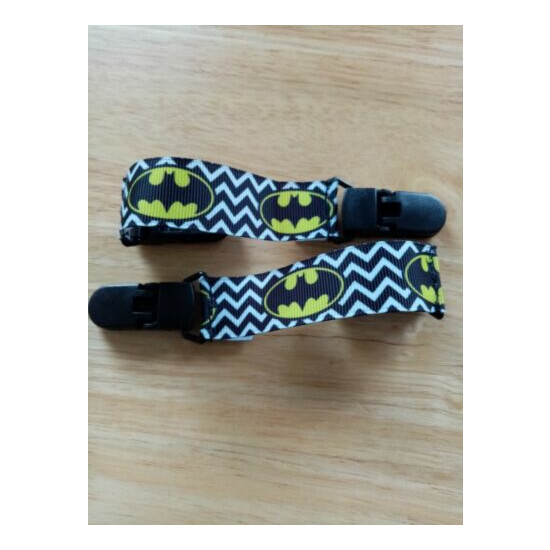 BATMAN mitten/glove clips. Keep you mitten/gloves safe!  image {1}