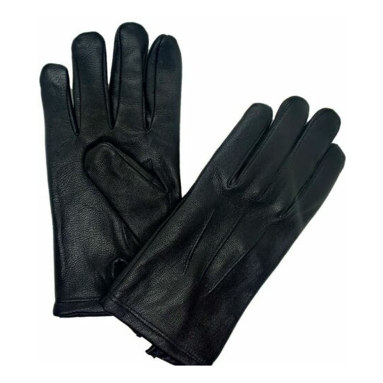 Gloves Men's genuine leather Lined driving gloves Daily use, image {1}