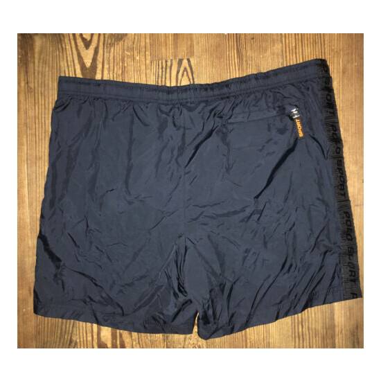 Vintage Polo Sport Athletic Shorts Size Large Black Rare image {3}