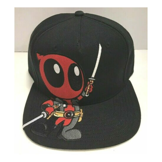 MARVEL COMICS "DEADPOOL" SNAPBACK CAP/HAT BRAND NEW WITH TAGS FREE SHIPPING! image {1}