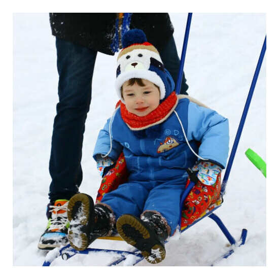 Kids Boys Girls Winter Warm Gloves Ski Windproof Thermal Snow Outdoor Mittens US image {2}