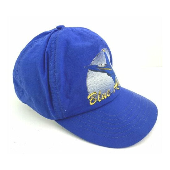 VTG VINTAGE 1980s BLUE ANGELS Snapback Hat Cap MADE IN THE USA Thumb {2}