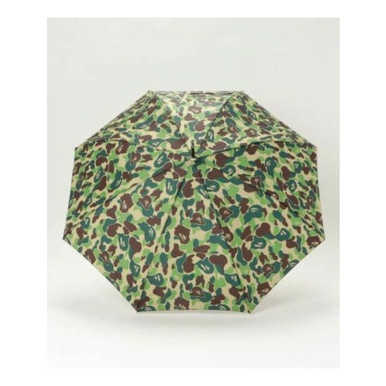 A BATHING APE Automatic Umbrella ABC CAMO Pattern Green Fast Shipping From Japan Thumb {4}