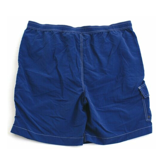Chaps Blue Brief Lined Swim Trunks Water Shorts Men's NEW image {2}