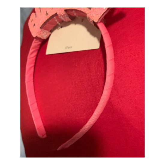 Toddler Girls' Happy Birthday Headband - Cat & Jack™ Pink image {4}