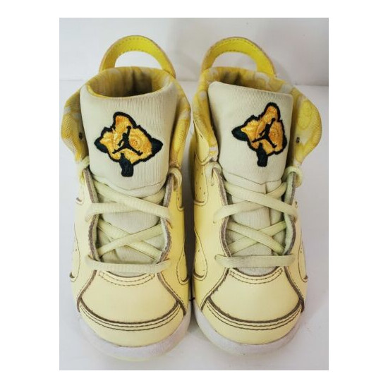 Toddler Nike Air Jordan Retro 6 Citron Tint Size 10 image {2}