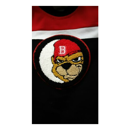 US Toddler / Baby / Kids Black Keys Bear T shirt - Black/Red image {2}