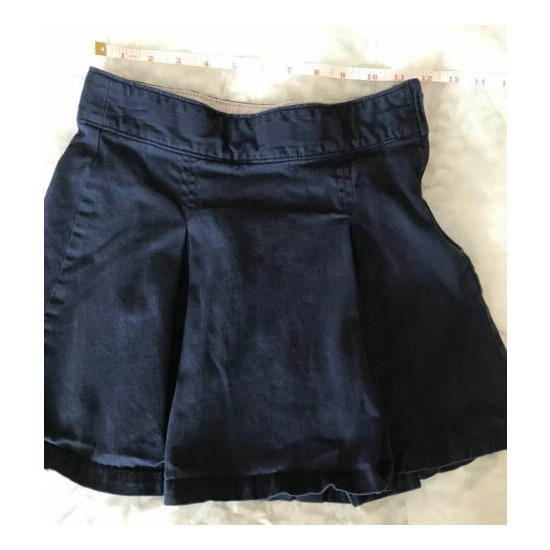 Girls Size 10 Gap And Lee Brand Navy Uniform Skirts #700 image {6}
