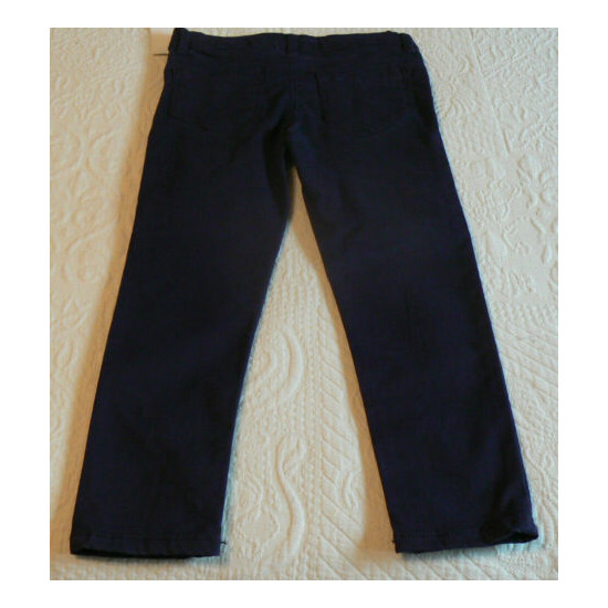 NEW Osh Kosh Super Skinny sz.5 Girls Navy Blue pants w/Bling front pockets NWT image {4}