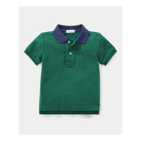 NWT Polo Ralph Lauren Baby Boy Cotton Mesh Polo Shirt 6M,9M,12M,18M,24M,2T,4T image {6}