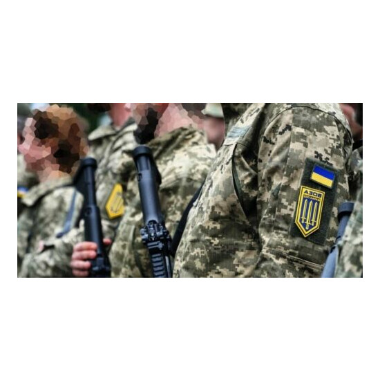 Rare AZOV regiment Patches Ukrainian camo jacket Ukraine Uniform War 2014-2022  image {1}