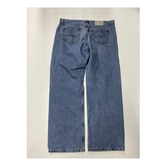 Vtg Tommy Hilfiger Straight Fit Jeans Mens 38 X 32 Blue Denim GUC Regular Fit  image {3}