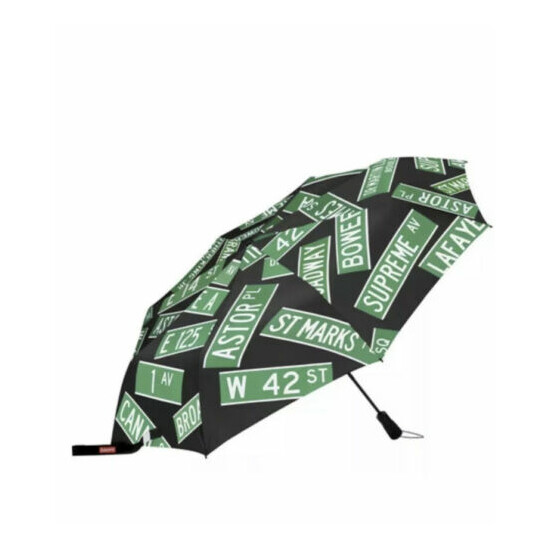 Supreme ShedRain® Street Signs Umbrella - Black/Green 54"  image {1}