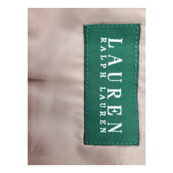 Lauren Ralph Lauren Men Lambs Wool Blazer Men's Size 44R Brown Two Button  image {4}