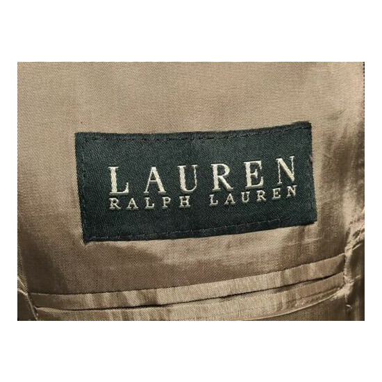 Lauren Ralph Lauren Mens Gray Wool Classic Fit Blazer Sport Coat Jacket SIZE 42L image {4}