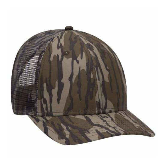 OTTO CAP Mossy Oak Camouflage 6 Panel Low Profile Mesh Back Baseball Cap image {1}