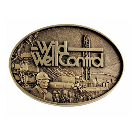 Wild Well Control Limited Edition Solid Bronze Belt Buckle image {1}