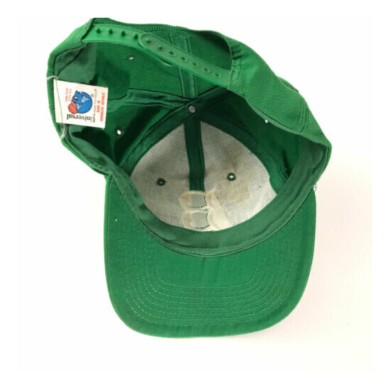 Retro B Snapback Green Hat Upto 7 3/8 image {4}