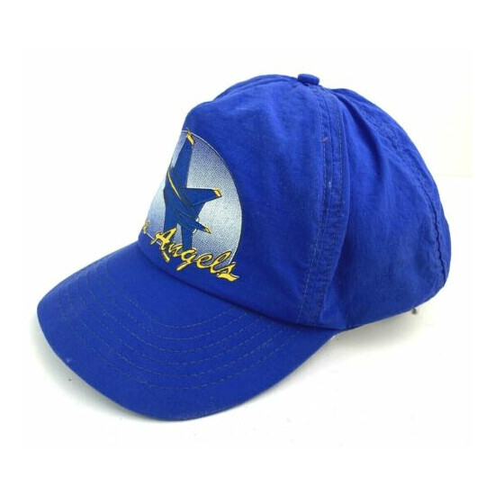 VTG VINTAGE 1980s BLUE ANGELS Snapback Hat Cap MADE IN THE USA image {3}
