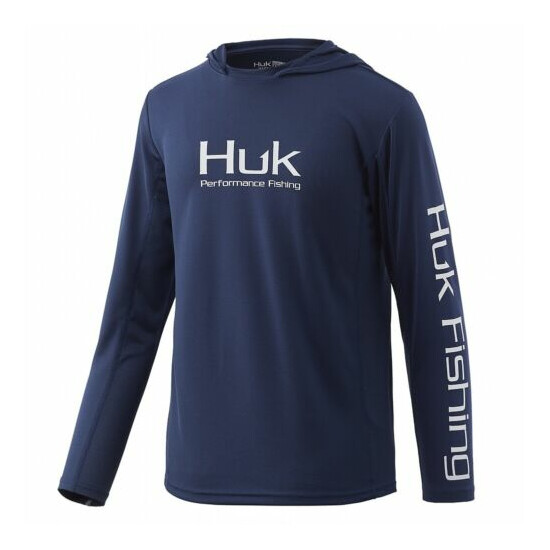 30% Off HUK Youth Icon X Fishing Sun Protection UPF 30 Hoodie-Pick Color/Size image {1}
