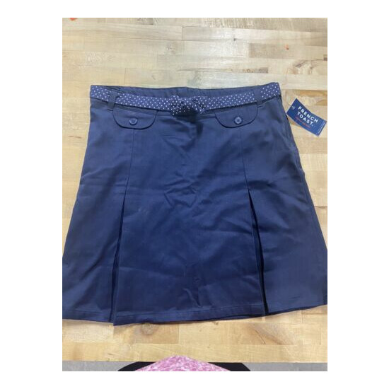 French Toast Girls' Belted Scooter - Navy Blue - Size 20 - NWT image {1}