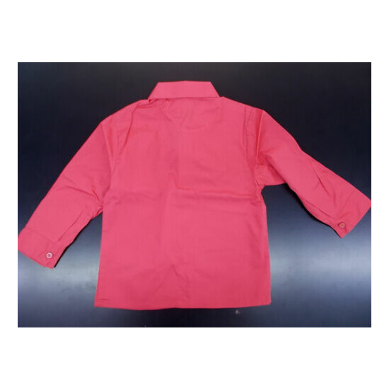 Infant & Boys Perry Ellis $50 4pc Ruby & Chambray Vest Suit Size 3/6 Months - 7 image {5}