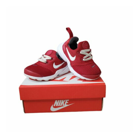 2017 Nike Presto Fly Slip On Gym Red/White/Dark Grey Toddler Shoes Size 5C  image {1}