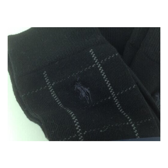 Men's RALPH LAUREN Black Dress Socks - 3 Pack - $36 MSRP - 40% off image {4}
