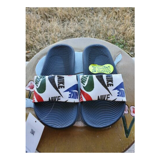 Nike Kawa Slides "LOGO'S" BRAND NEW Toddler 11C & 12C image {1}