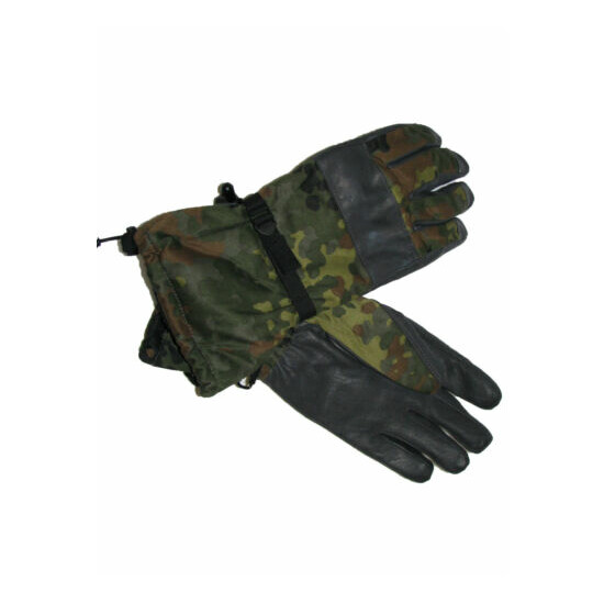 Genuine German Army Issue Cold Wether Goretex Flecktarn Combat Gloves Grade 1 image {4}