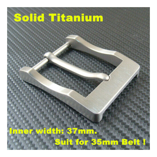 Titanium Belt Buckles Anti-Allergy Belt pin Buckle for 35mm/38mm Belt Z295 image {7}
