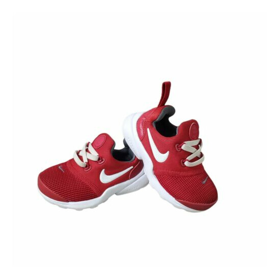 2017 Nike Presto Fly Slip On Gym Red/White/Dark Grey Toddler Shoes Size 5C  image {5}