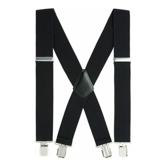 Suspenders for Men, with Heavy Duty Clip Wide X-Back for Work image {3}