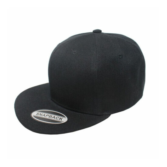 Snapback Hat Hip-Hop Baseball Cap for Men One Size Adjustable Hats Flat Bill  image {3}